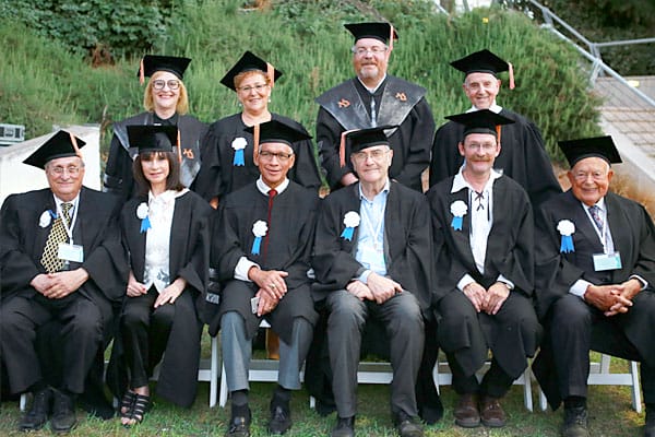 BIU Honorary Doctorates group photo