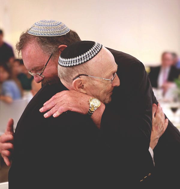 Morty Katz and Prof Hershkowitz