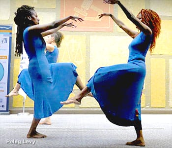 Ethiopian dance troupe Beta performed at the Dahan Center conference