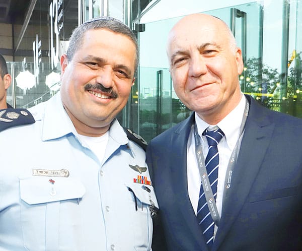 Roni Alsheich with Yoram Cohen