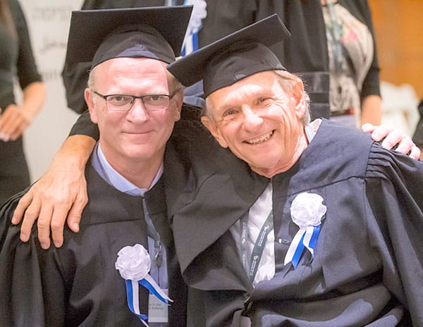 Avner Balkany with Yoel Sharon