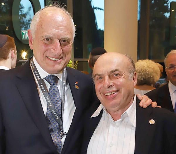 Malcolm Hoenlein with Natan Sharansky