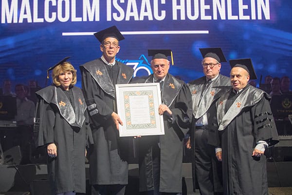 Gail Propp, Arie Zaban, Malcolm Isaac Hoenlein, Michael Jesselson. Natan Sharansky