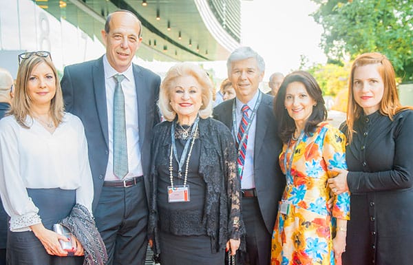 Racheli and Arie Zaban, Nili Falic, Dr. Shmuel and Evelyn Katz, and Dr. Merav Galili
