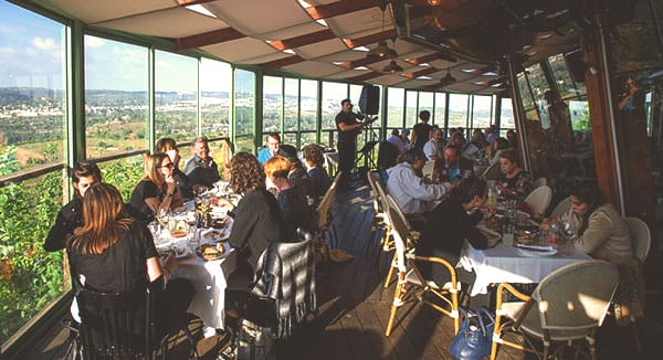 The Farewell Dinner at the "Muse on the Mountain" Restaurant in Shoresh