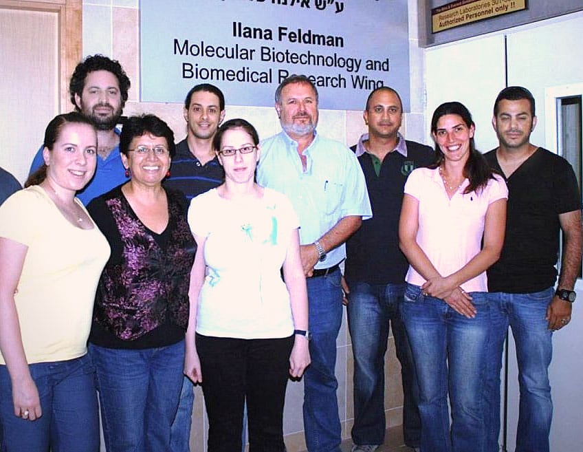 Prof Uri Nir and his team