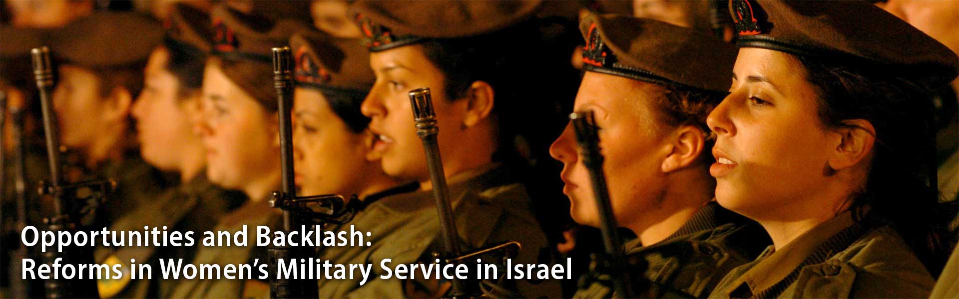 Reforms in Women’s Military Service in Israel